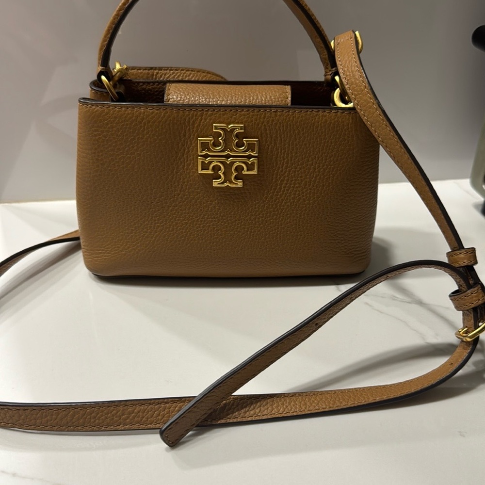 Tory Burch Tan Leather Crossbody Bag
